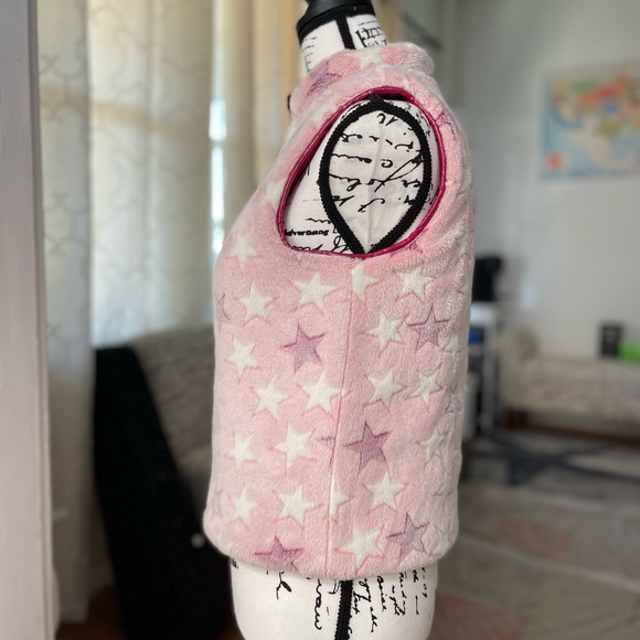 EUC Girl’s Size Large Epic Threads Reversible Puffer Vest Girl’s Aged 10-12 Yrs - Picture 5 of 12